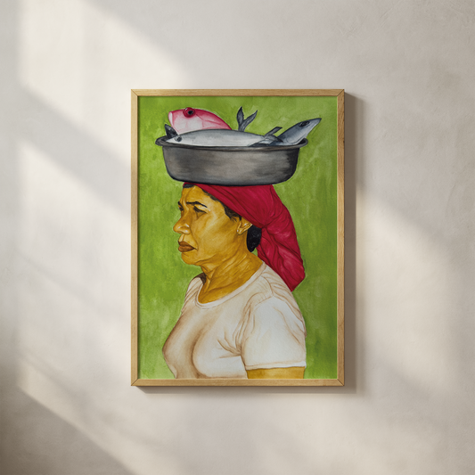 La dame aux poissons